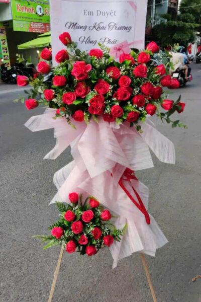 Hoa khai trương