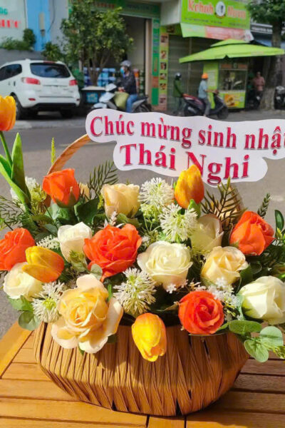 Hoa sáp mừng sinh nhật
