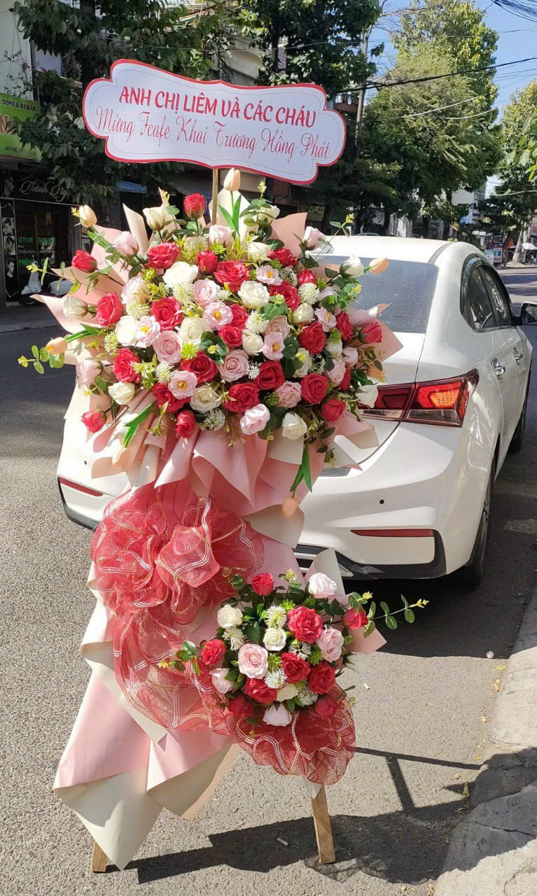 Hoa khai trương