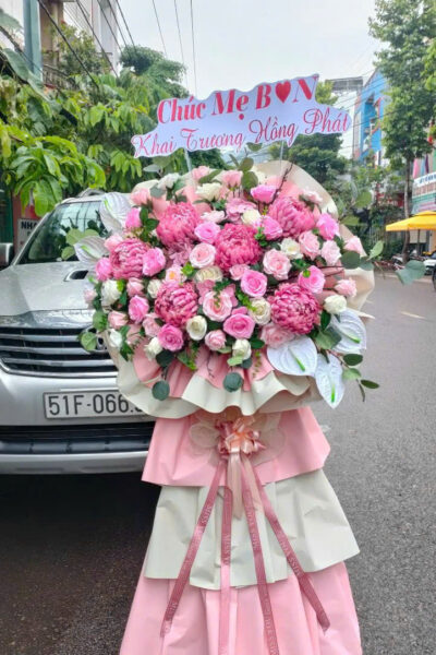 Hoa khai trương