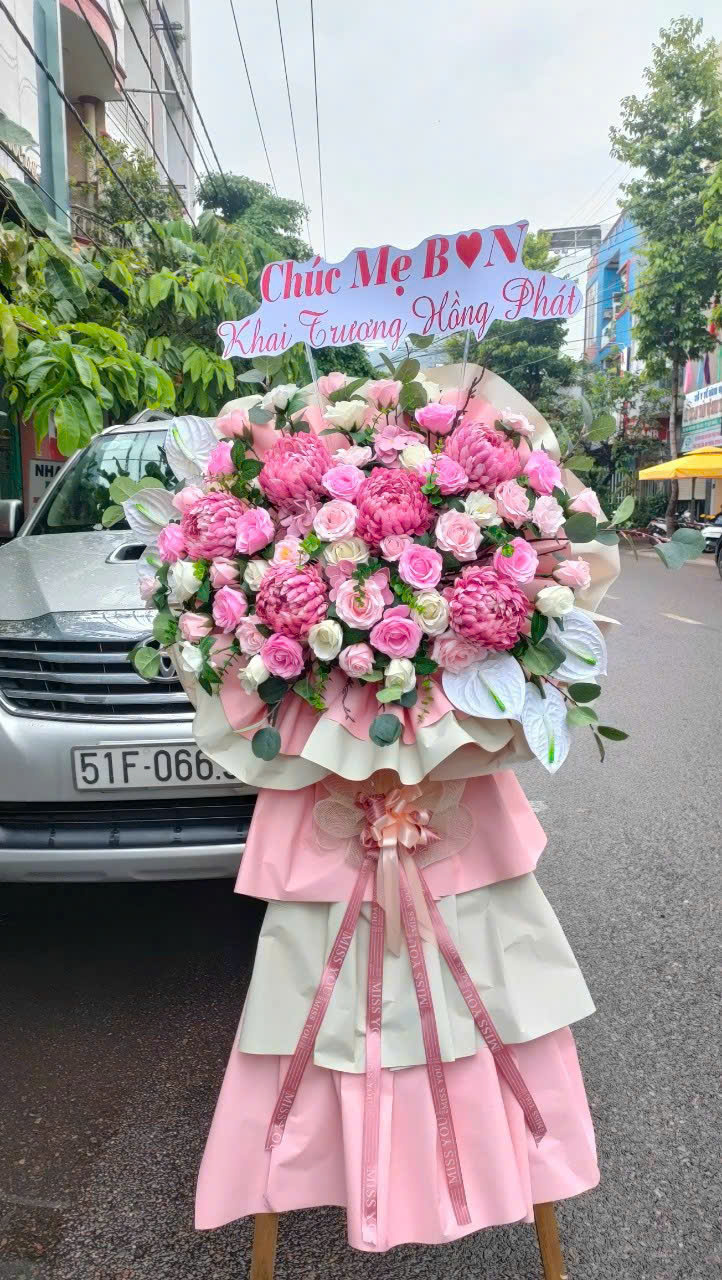 Hoa khai trương