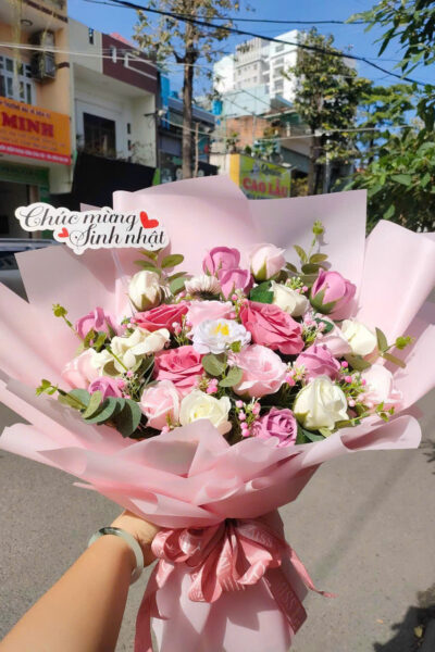 Bó hoa sáp mừng sinh nhật