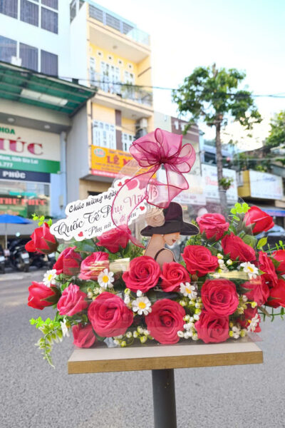 TÚI XÁCH HOA HỒNG